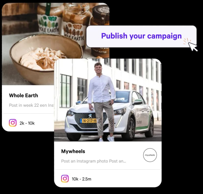 Publish campaign on Influentials
